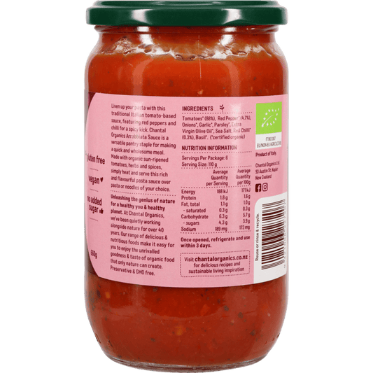 Arrabbiatta Pasta Sauce 660g