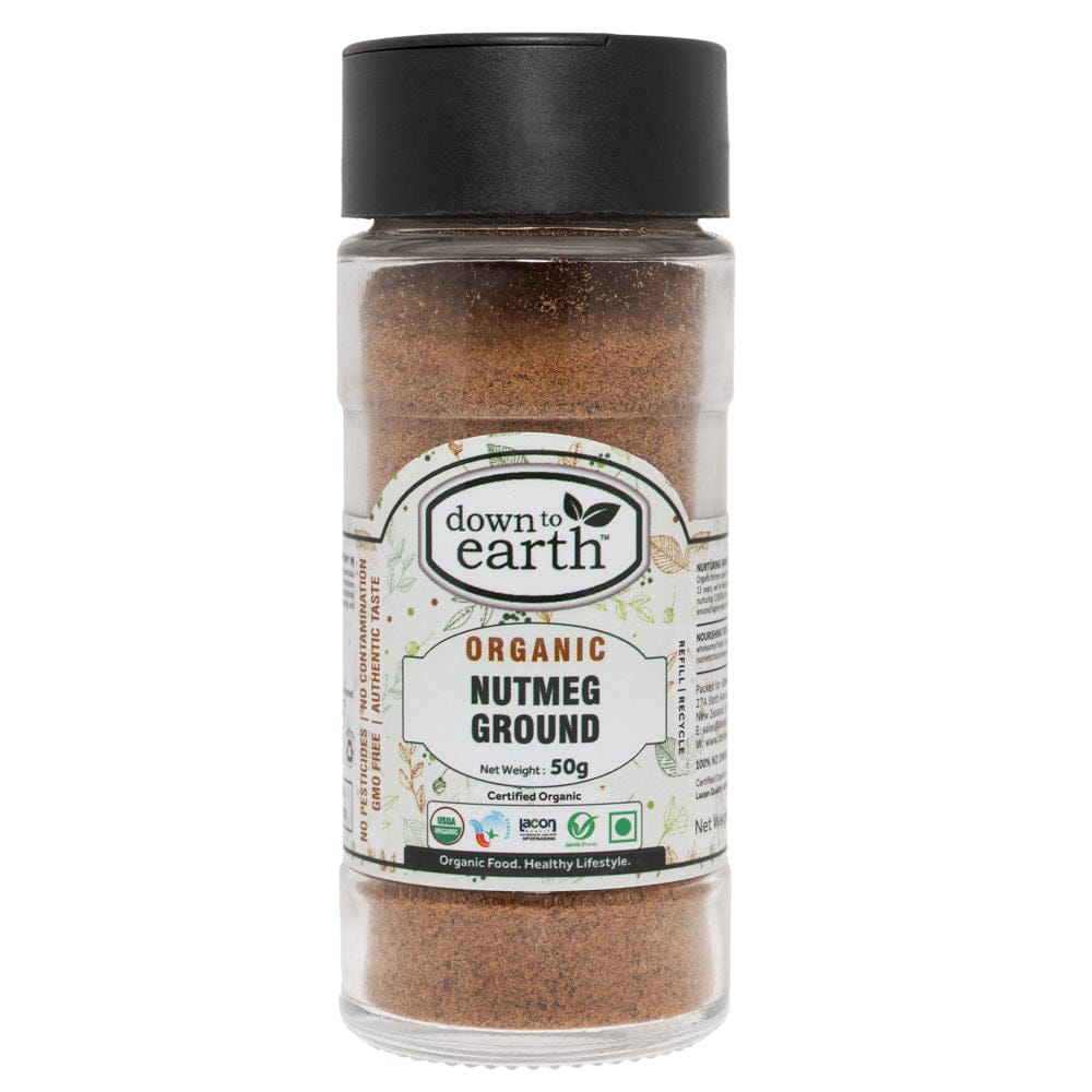 Organic Nutmeg Ground 50g (Down To Earth)