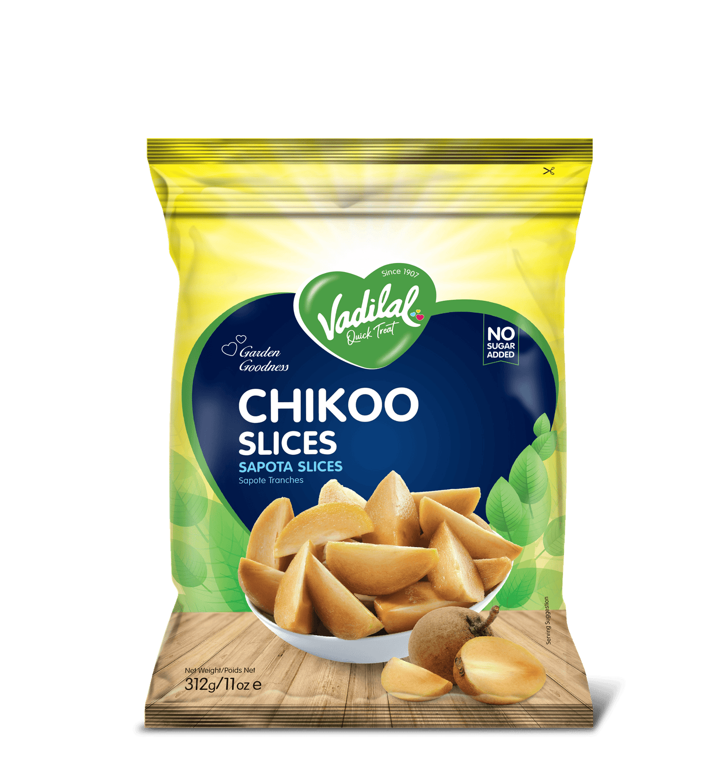Vadilal Chikoo Slices 312g