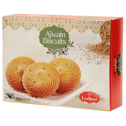 Ajwain Biscuit 350g (Lyallpur)