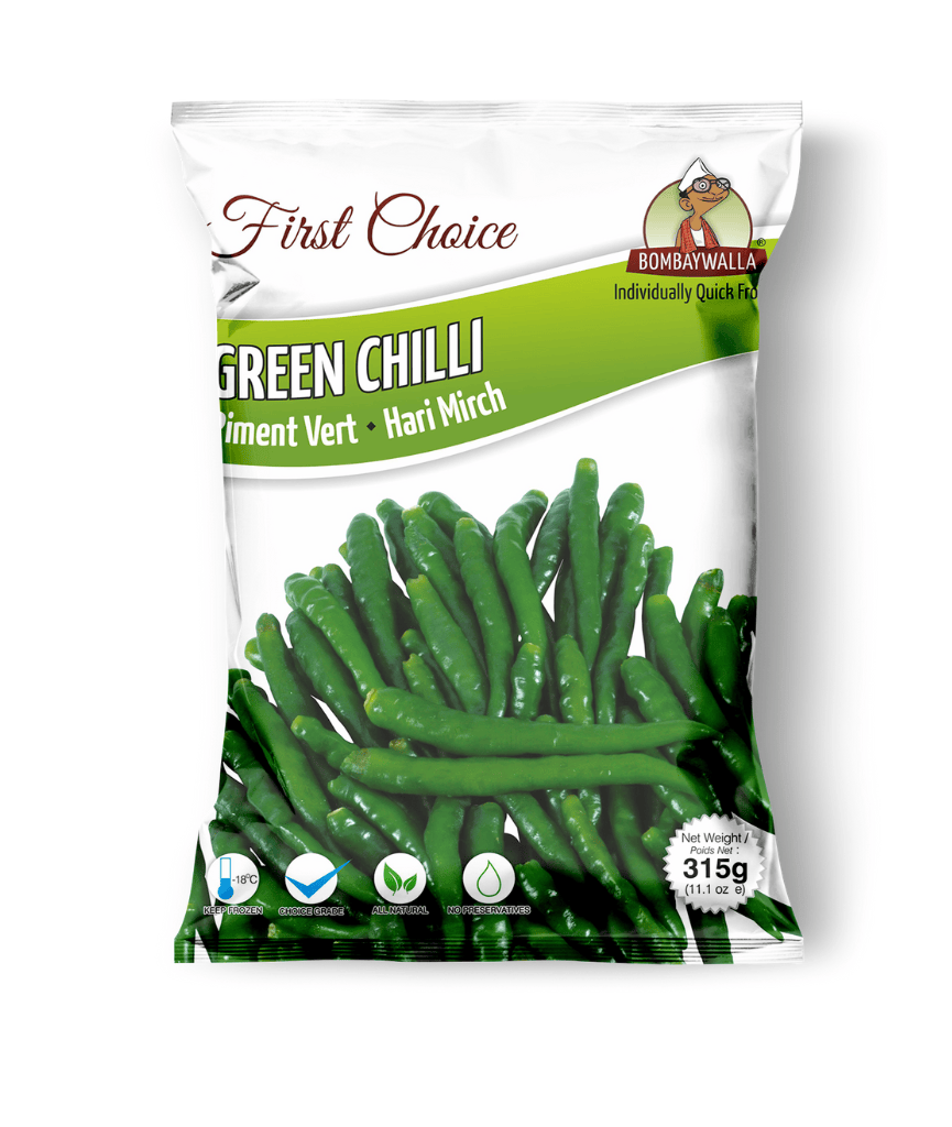 Bombaywalla Frozen Green Chilli 315g
