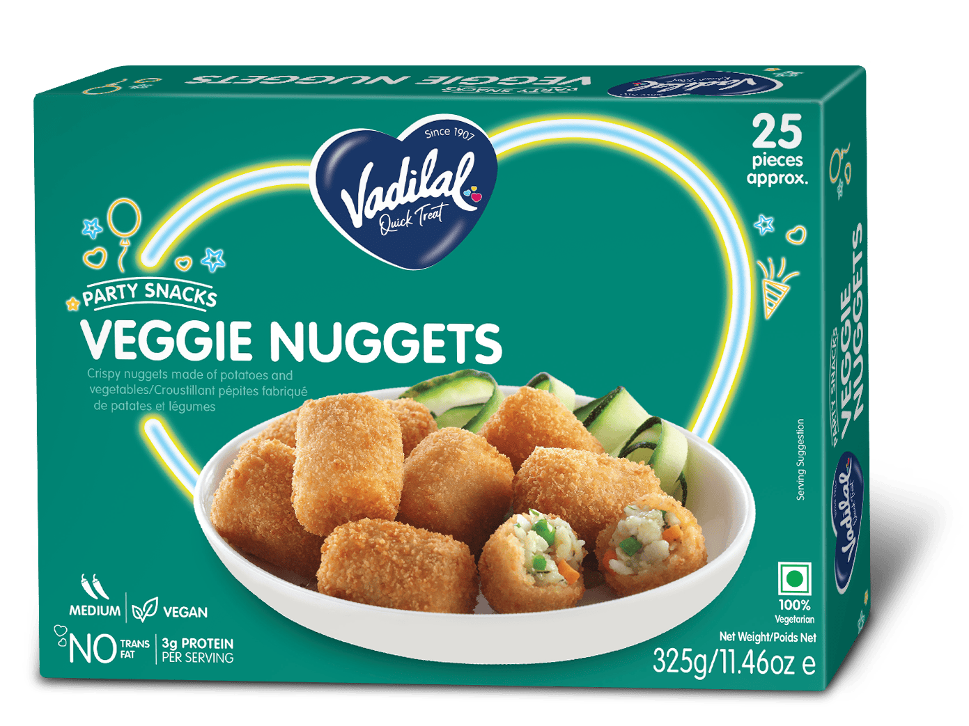 Vadilal Veggie Nuggets 325g
