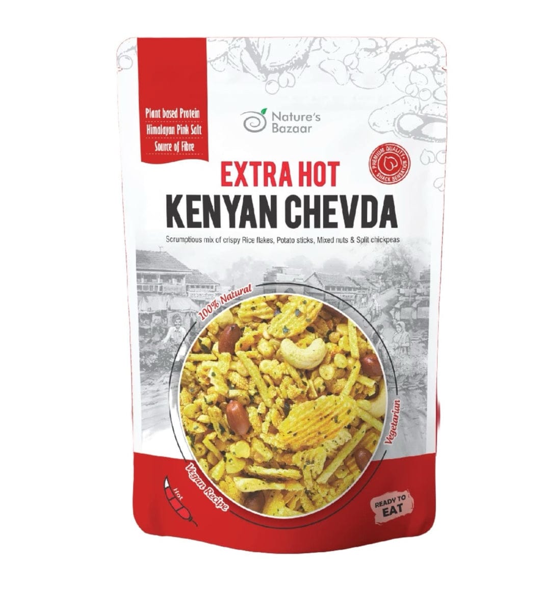 Nature's Bazaar Kenya Chevda Hot 225g