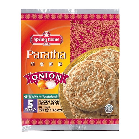 Spring Home Onion Paratha 5pc x 65g