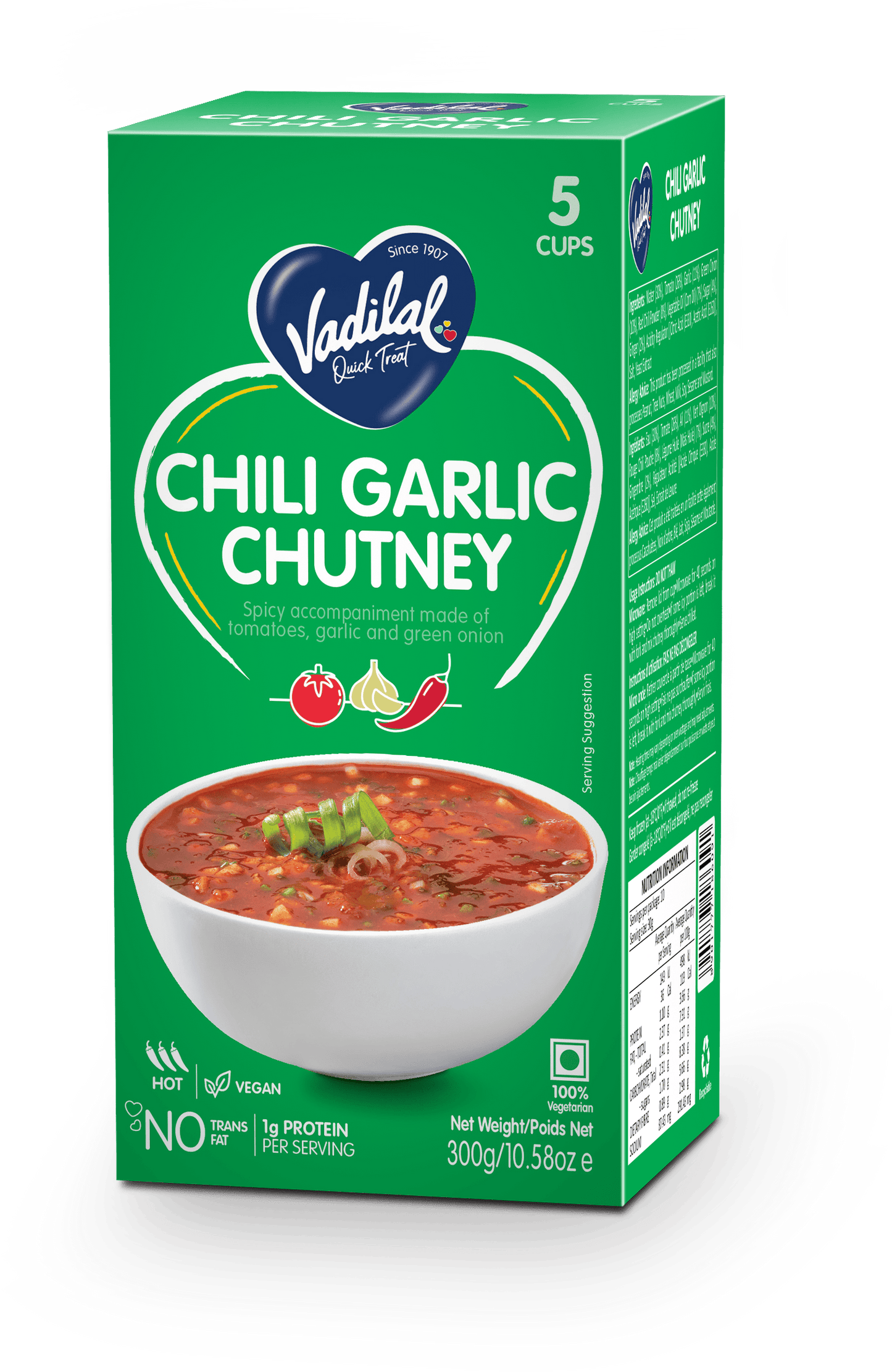 Vadilal Chilli Garlic Chutney 300g