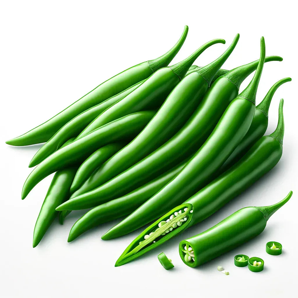 Chillies Green 50g Bag (Product of New Zealand)