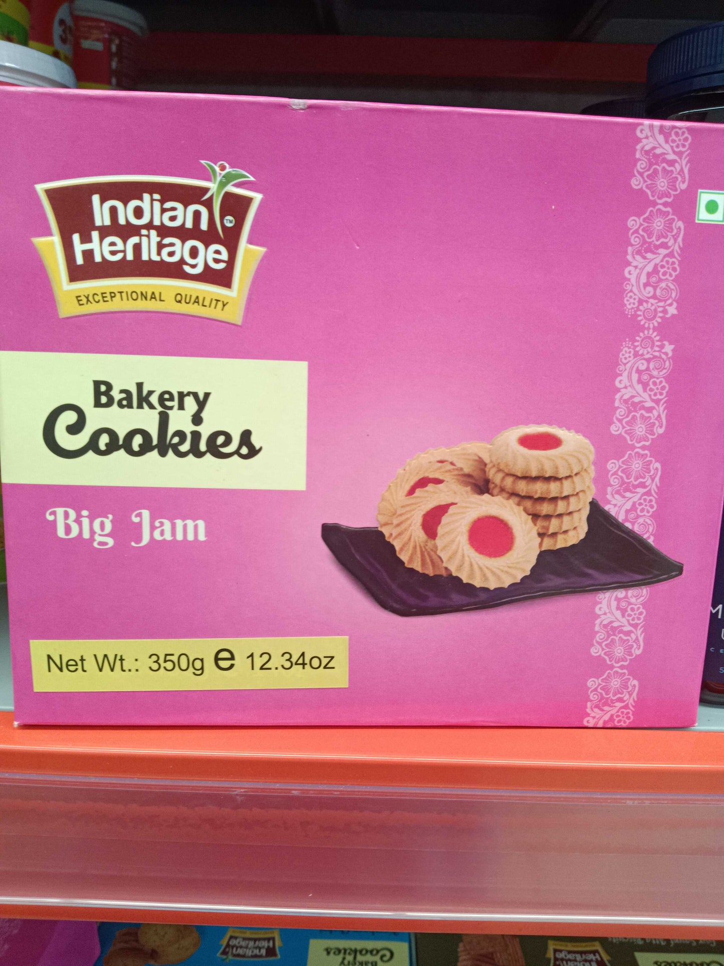 Big Jam Cookies 350g (Indian Heritage)