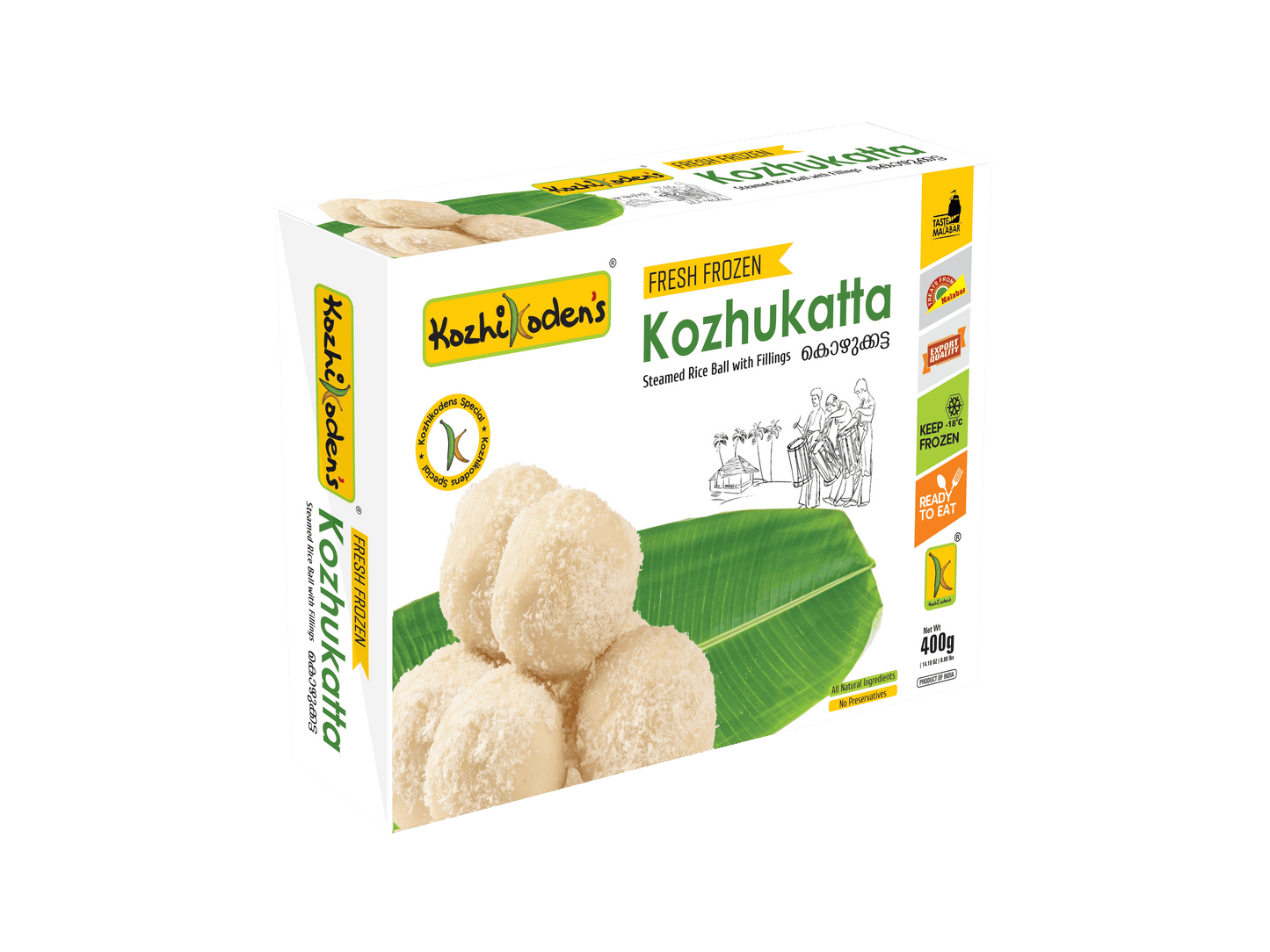 Frozen Kozhukkatta 400g (Kozhikoden)