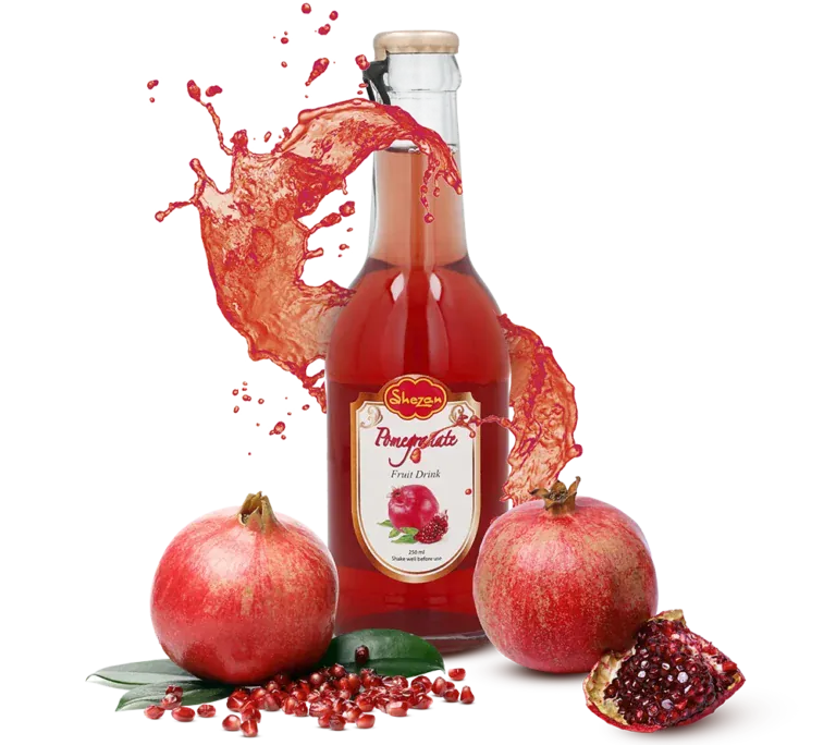 Shezan Pomegranate Drink - Glass Bottle (Pull Cap) 225 ml