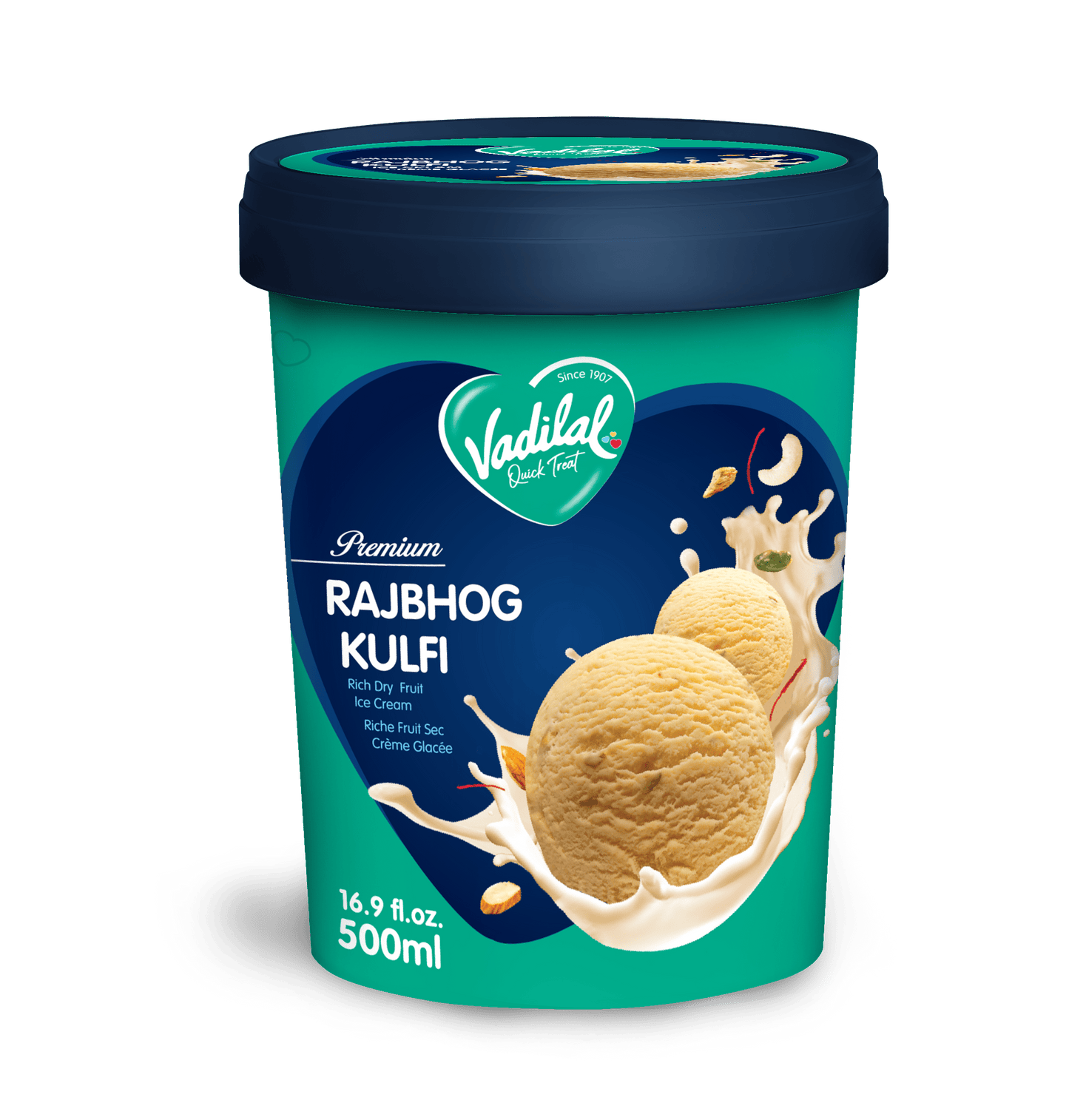 Vadilal Rajbhog Kulfi 500ml