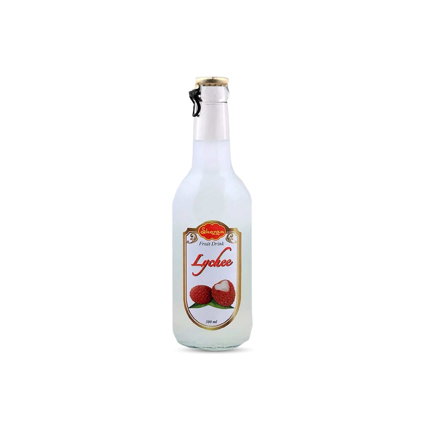 Shezan Lychee Drink - Glass Bottle (Pull Cap) 225 ml