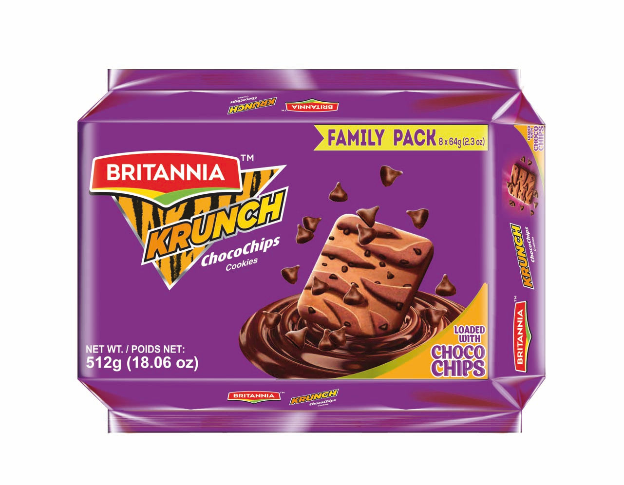 Britannia Krunch Chocochips 64gx8