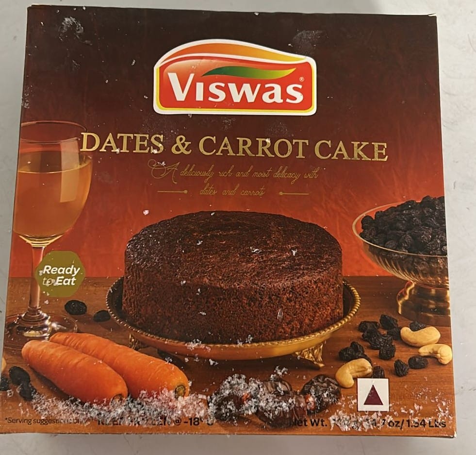 Frozen Dates N Carrot Cake 700g (Viswas)