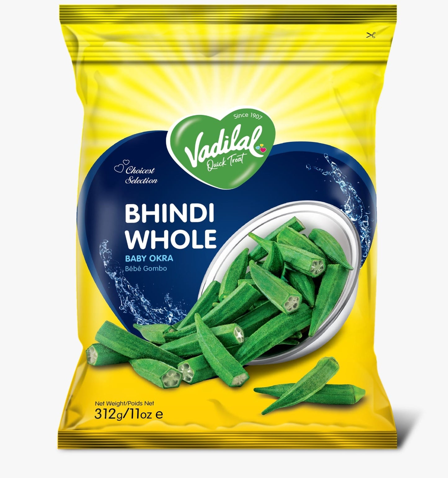 Vadilal Bhindi Whole (Baby Okra) 312g