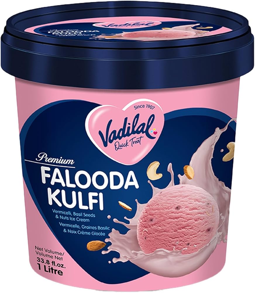 Vadilal Falooda Kulfi Ice Cream 1L