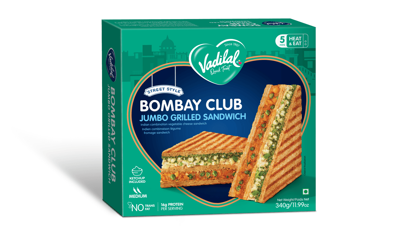 Vadilal Bombay Club Sandwich 340g