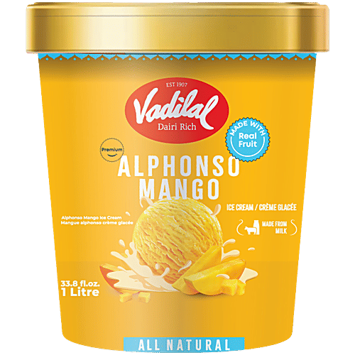 Vadilal Alphonso Mango Ice Cream 1L