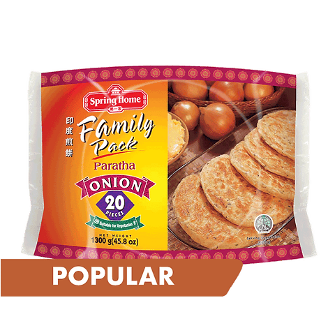 Spring Home Onion Paratha 20pc x 65g
