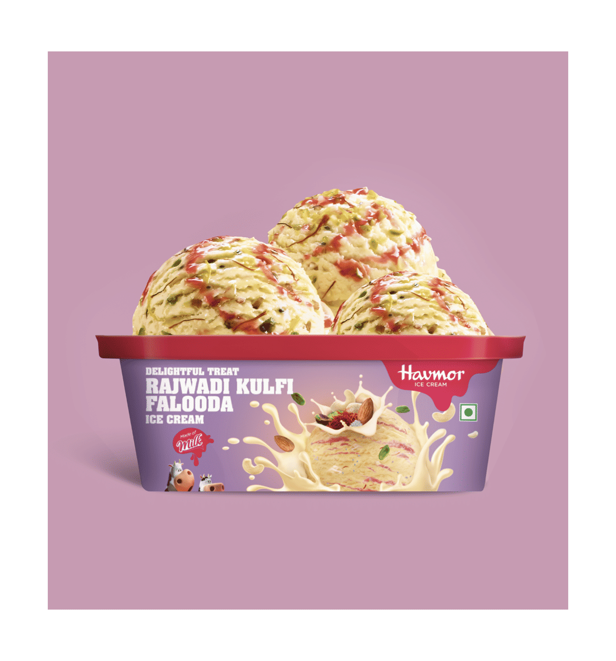Vadilal Falooda Kulfi Ice Cream 2L