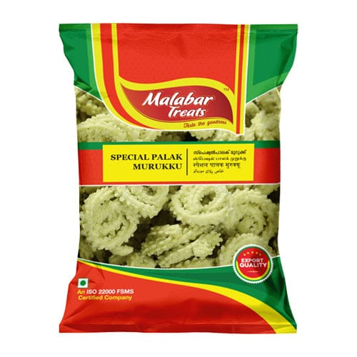 Palak Murukku 170g (Malabar Treats)