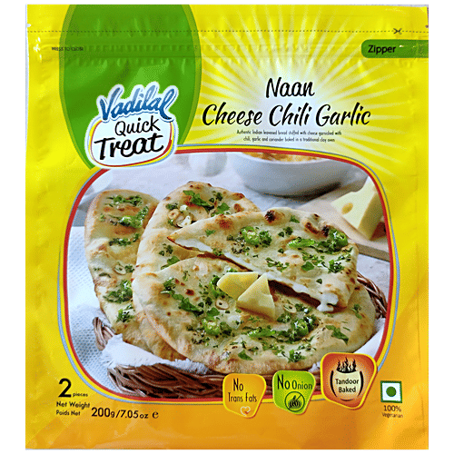 Vadilal Cheese Chilli Garlic Naan 100g