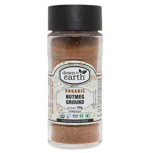 Organic Nutmeg Ground 50g (Down To Earth)