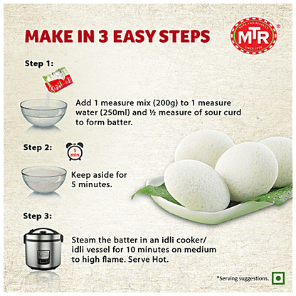 MTR Rice Idli Mix 500g