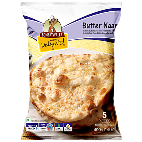 Bombaywalla Mini Plain Naan 35g x 5 Pieces