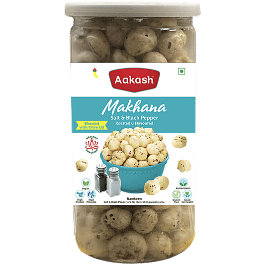 Aakash Makhana Salt & Pepper 90g