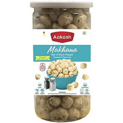 Aakash Makhana Salt & Pepper 90g