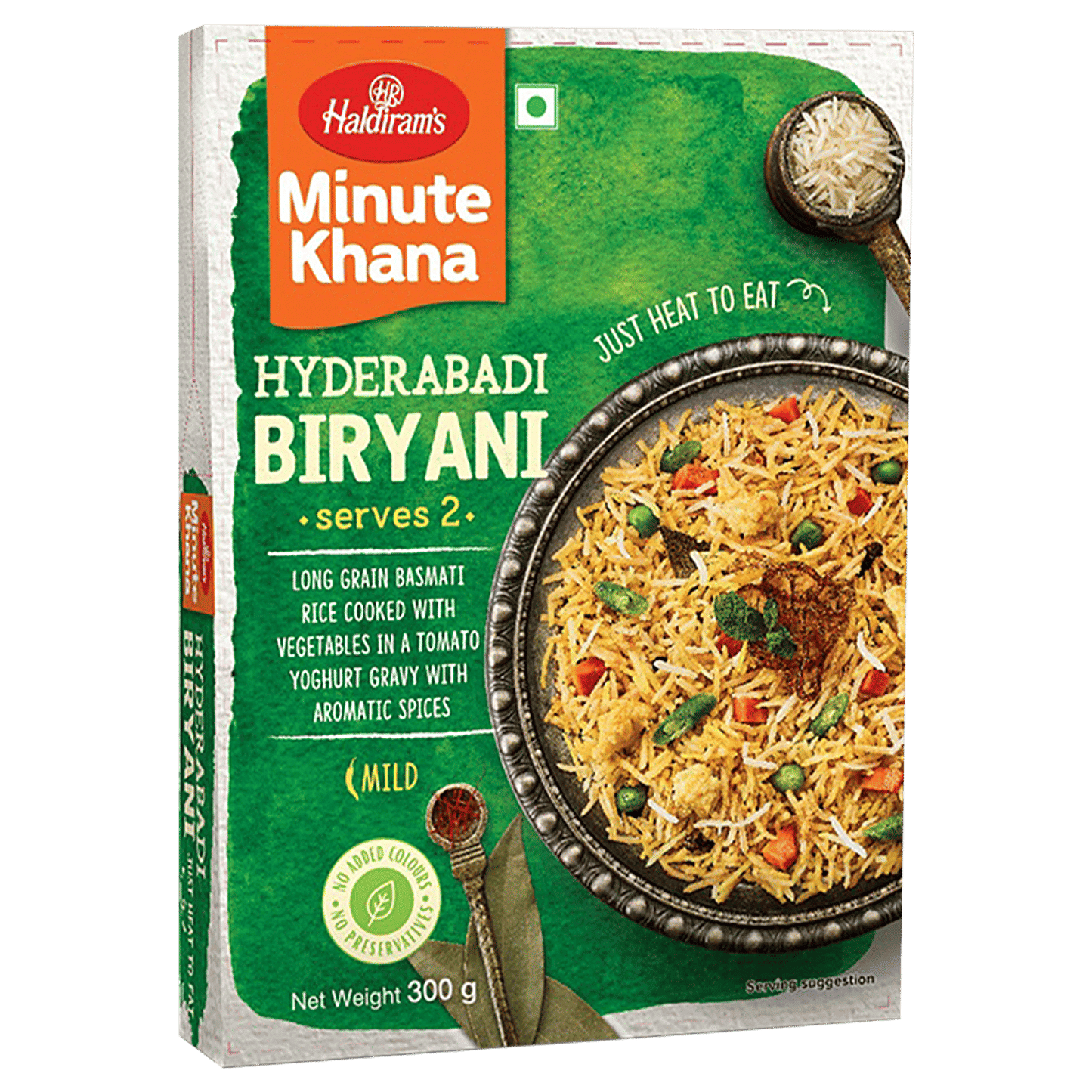 Ready Meal Hyderabadi Biryani 200g (Haldirams)