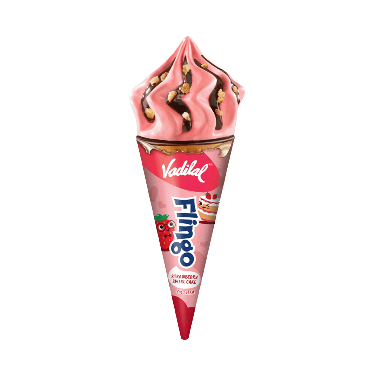 Vadilal Strawberry Ice Cream 100ml*20