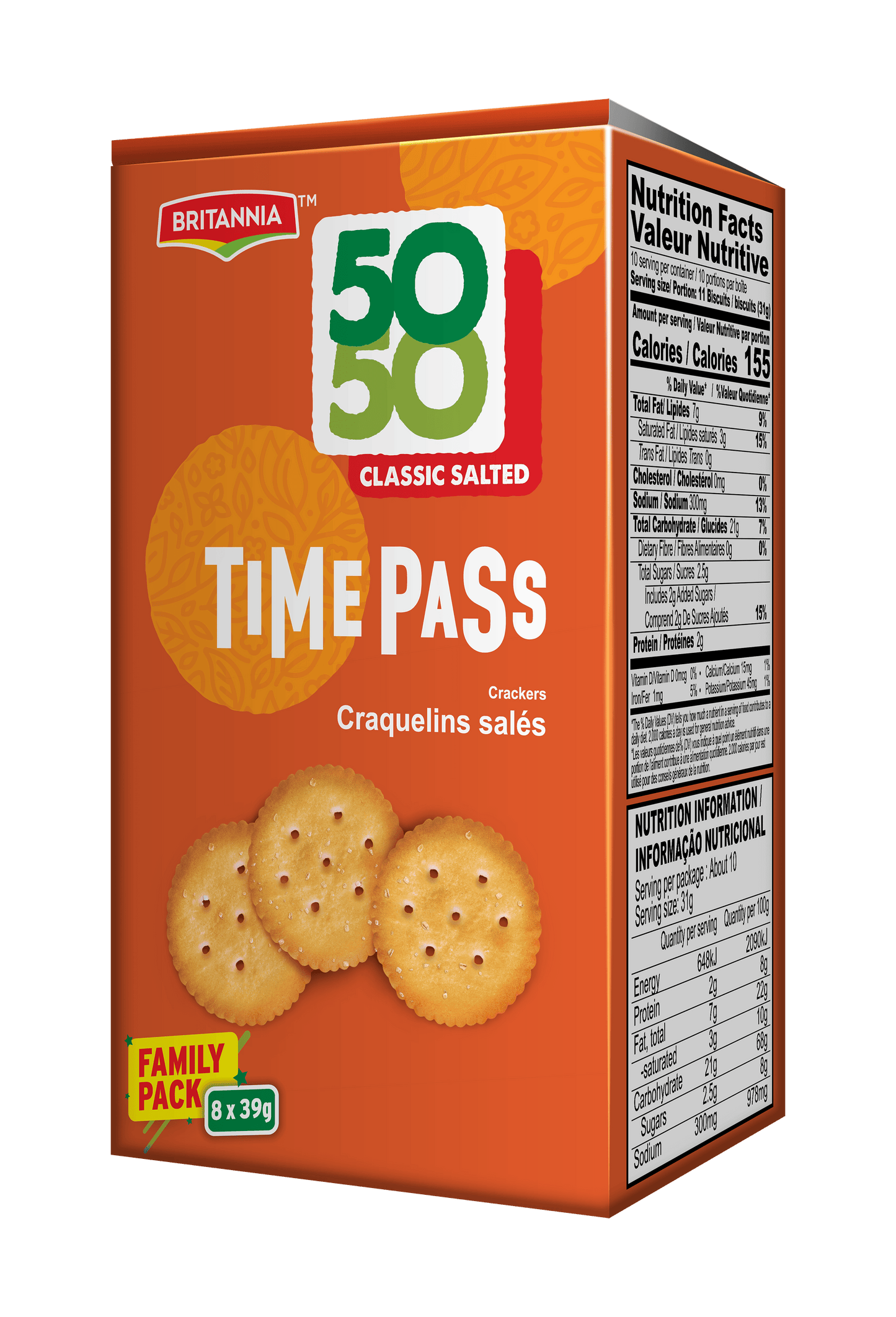 Timepass Classic Salted 312g