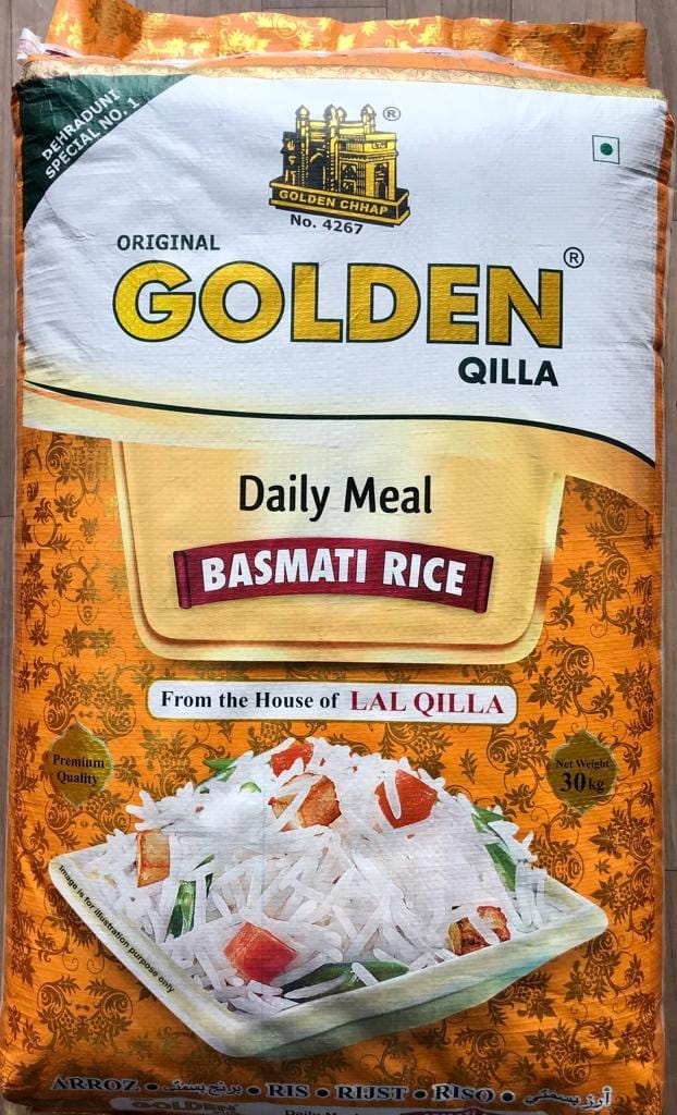 Lal Qilla Golden Brand Indian Premium Rice 20kg
