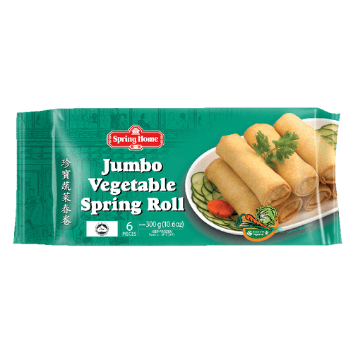 Spring Home Jumbo Vegetable Spring Roll   6pc x 50g