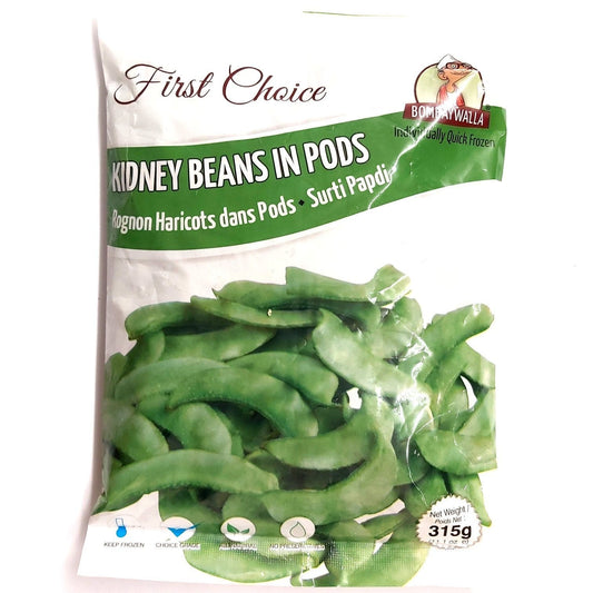 Bombaywalla Frozen Surti Papdi Lilva Kidney Beans 315g