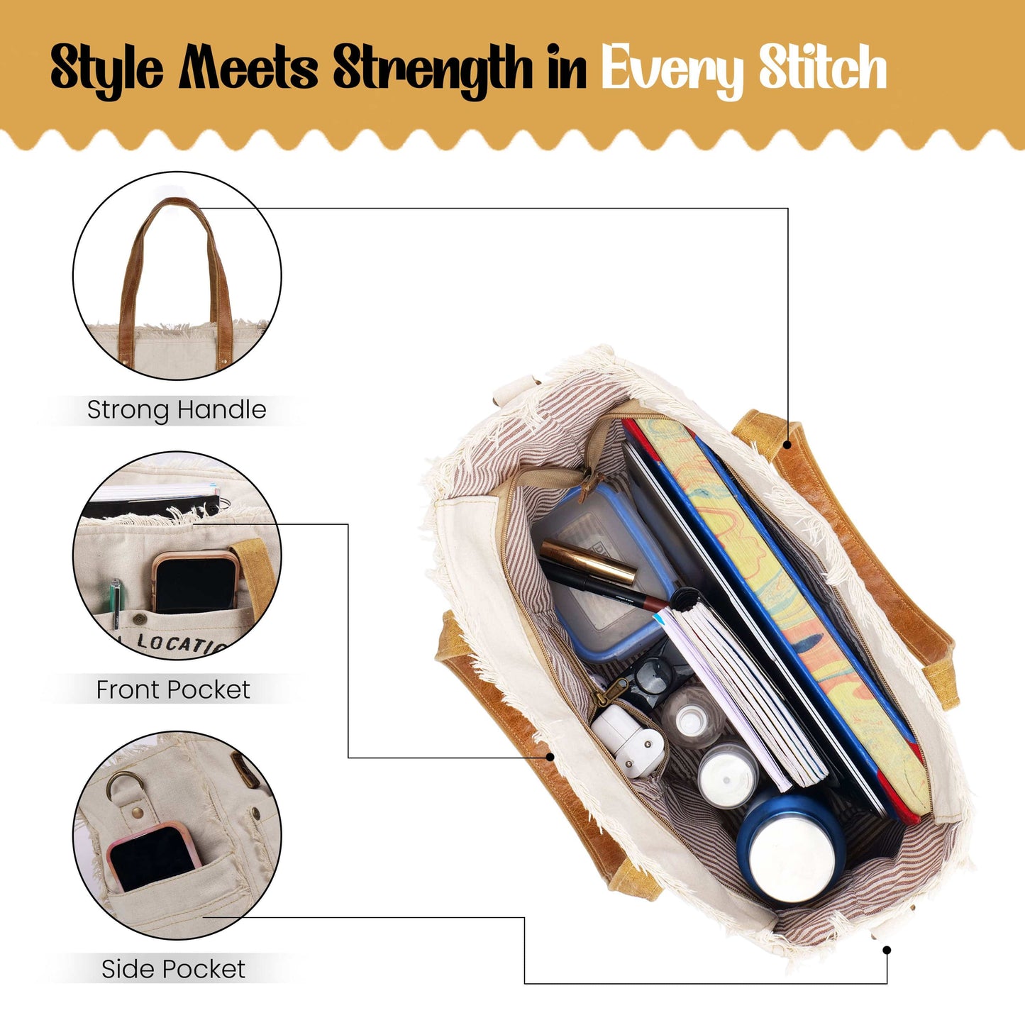 Qyom Bag White - SEL de MER