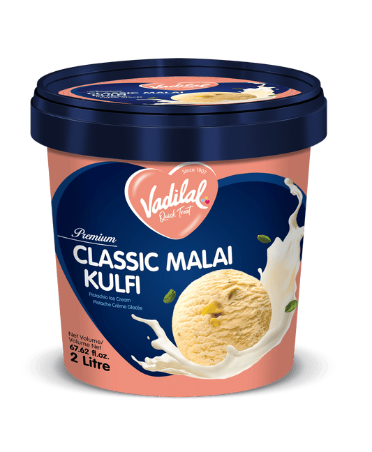 Vadilal Classic Malai Kulfi Ice Cream 2L
