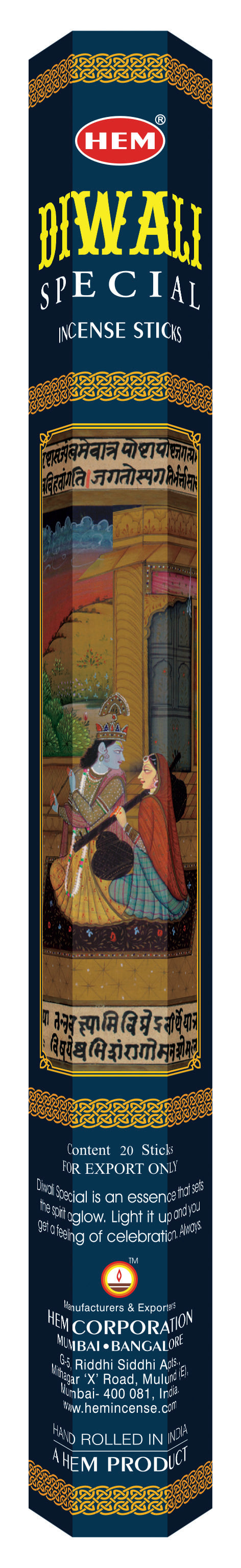 HEM Diwali Special Hexa Incense