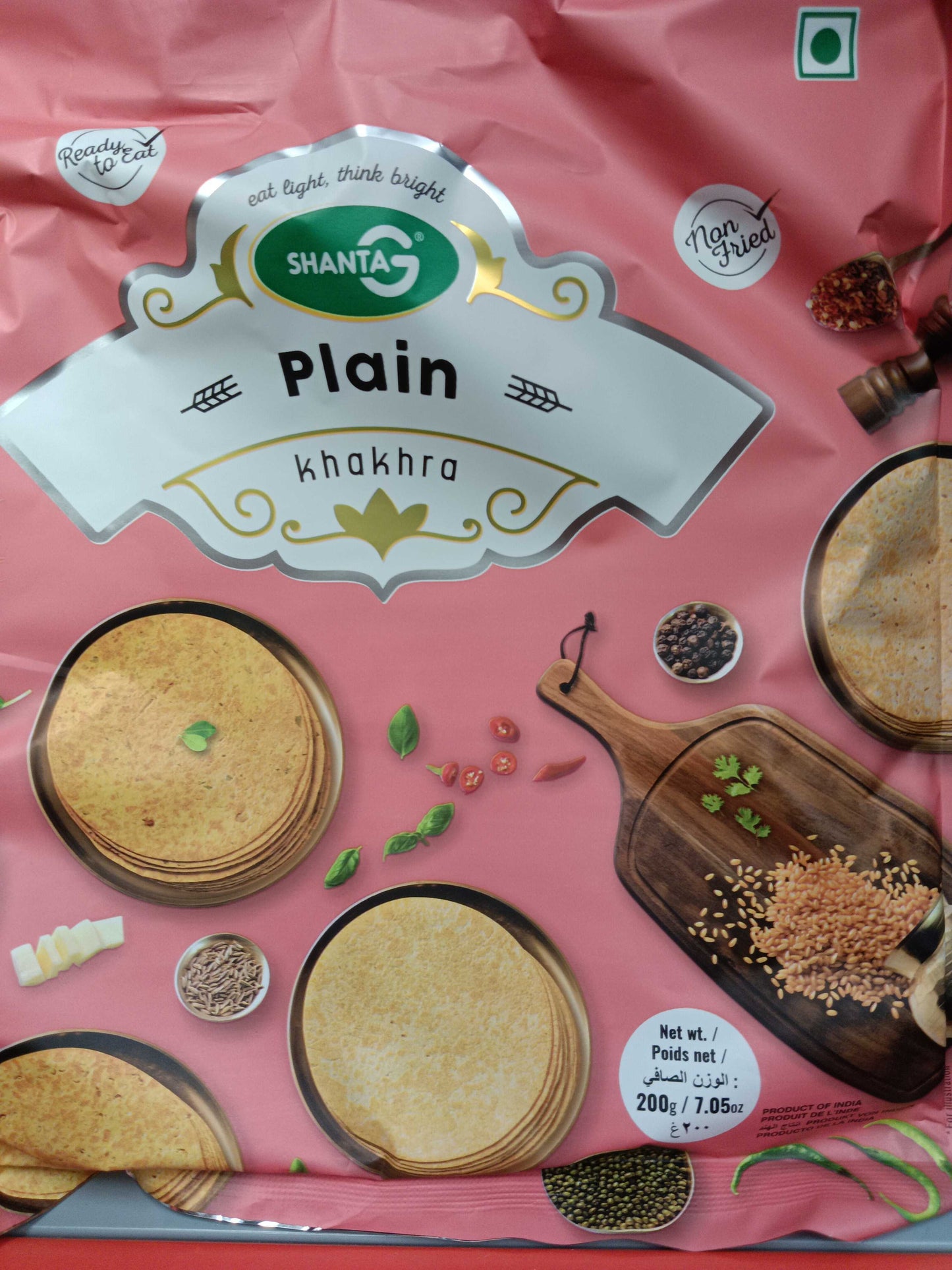 Plain Khakhra 200g (Shanta G)