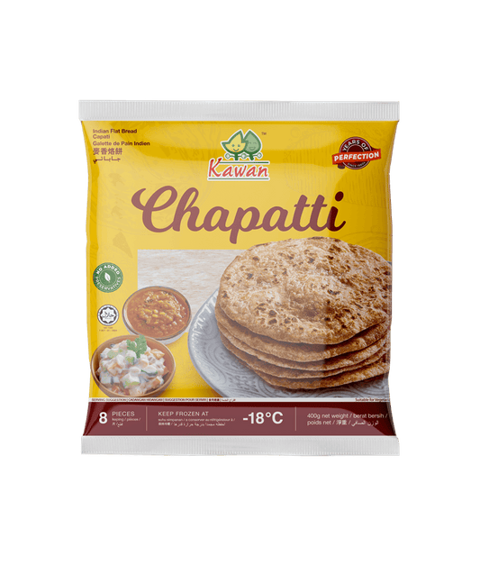 Frozen Roti Chapati 5pcs x 50g (Kawan)