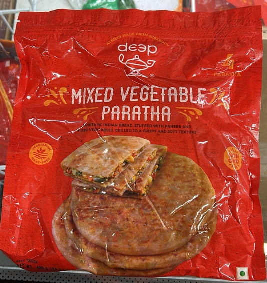 Frozen Mix Vegetable Paratha 400g (Deep)
