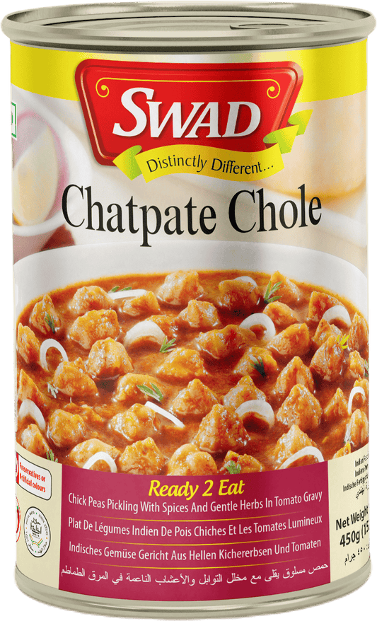 Swad Ready Meal Chatpate Chole 450g