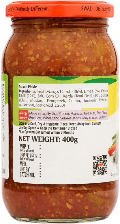 Swad Pickle Mixed 450g
