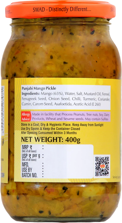 Swad Pickled Mango Punjabi 450g