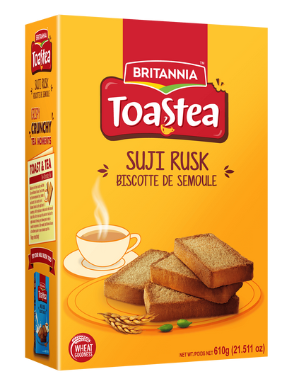 Britannia Suji Wheat Rusk 610g