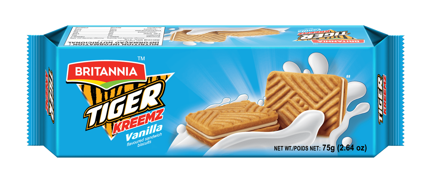 Tiger Kreemz Vanilla 75g