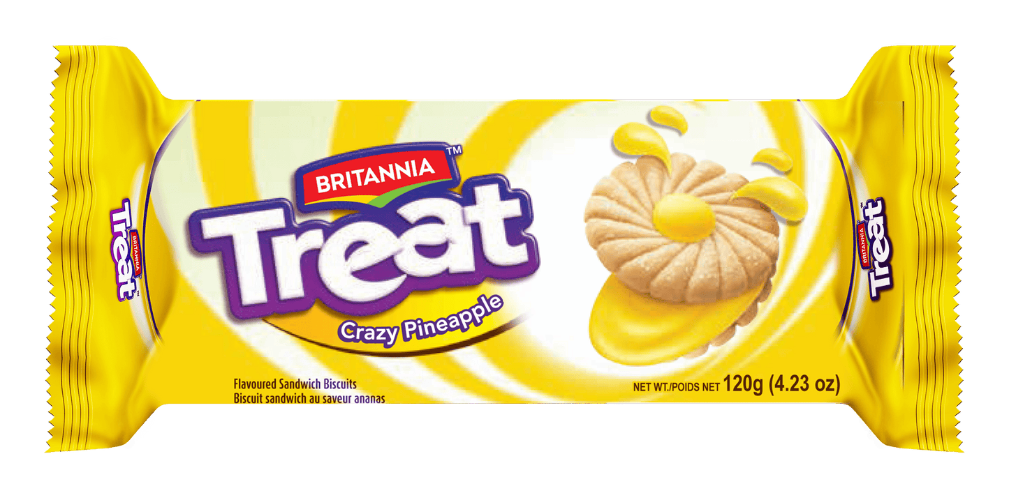 Britannia Treat Cream Pineapple 100g