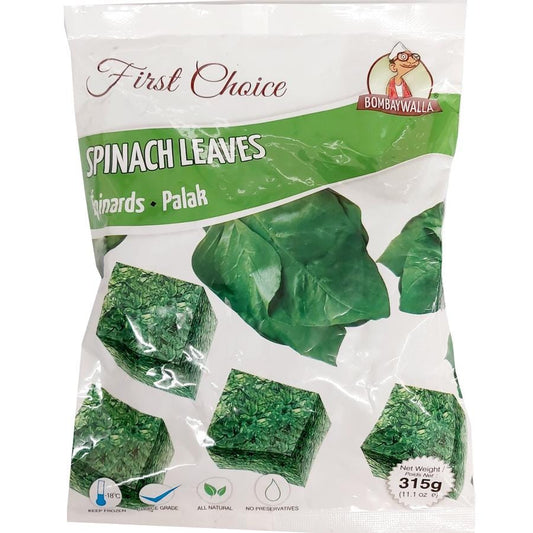 Bombaywalla Frozen Palak Spinach Leaves 315g