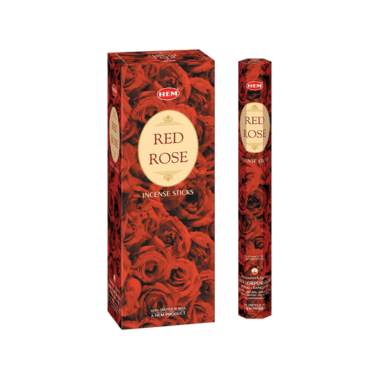 HEM Red Rose Hexa Incense